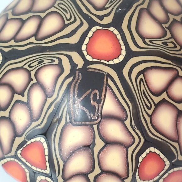 Handmade, One of a Kind, Polymer Clay Ring / Trinket Bowl by Artist KRISTEN SALA - Picture 4 of 5